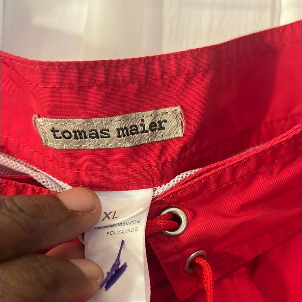 Tomas Maier Red Swim Shorts With Drawstring Men’s X-Large